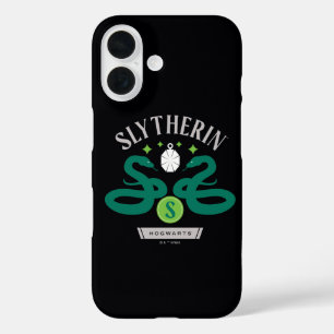 SLYTHERIN™ハウスダブルスネークロッケットグラフィック iPhone 16ケース