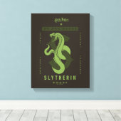 SLYTHERIN™ハウス キャンバスプリント (インサイチュ (ウッドフロア))
