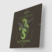 SLYTHERIN™ハウス スクエア壁時計 (傾斜)