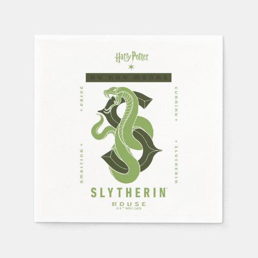 SLYTHERIN™ハウス スタンダードカクテルナプキン (正面)
