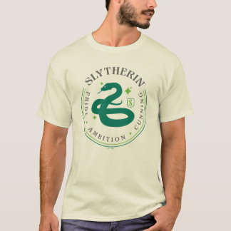 SLYTHERIN™ Green Snake House Pride Badge Tシャツ