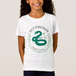 SLYTHERIN™ Green Snake House Pride Badge Tシャツ