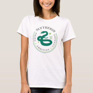 SLYTHERIN™ Green Snake House Pride Badge Tシャツ