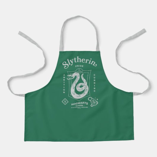 SLYTHERIN™ Pride Ambition Cunning Crest エプロン (正面)