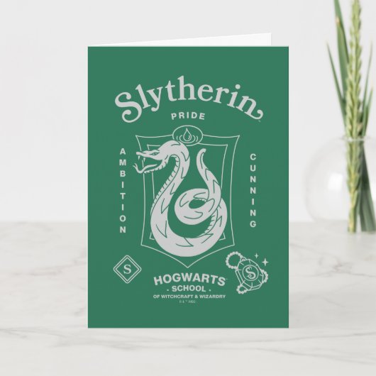 SLYTHERIN™ Pride Ambition Cunning Crest カード (正面)