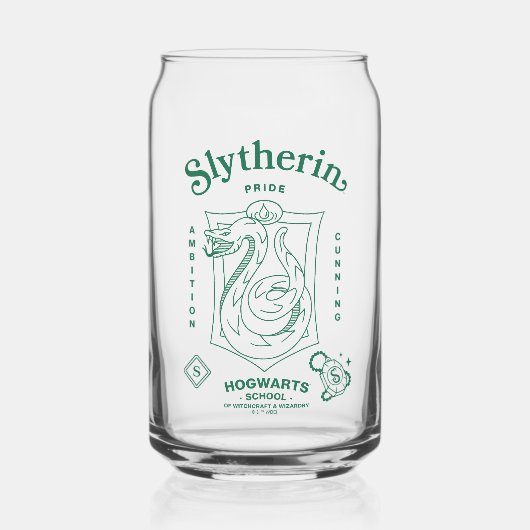 SLYTHERIN™ Pride Ambition Cunning Crest ガラス缶 (正面)