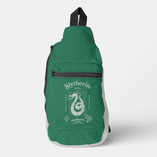 SLYTHERIN™ Pride Ambition Cunning Crest スリングバッグ (正面)
