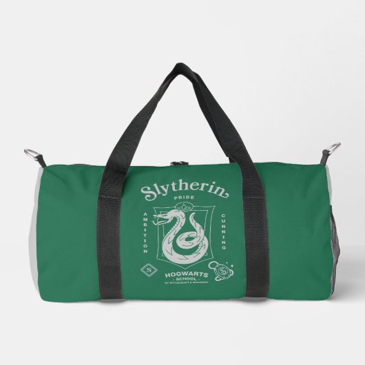 SLYTHERIN™ Pride Ambition Cunning Crest ダッフルバッグ (正面)