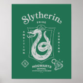 SLYTHERIN™ Pride Ambition Cunning Crest ポスター (正面)