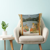 Smからの月明りの湖による台地の恋人、 クッション (椅子)