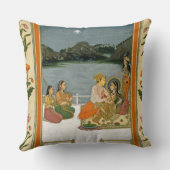 Smからの月明りの湖による台地の恋人、 クッション (裏面)