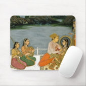Smからの月明りの湖による台地の恋人、 マウスパッド (マウス)
