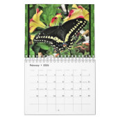 Smカレンダー – 東黒アゲハチョウ カレンダー (2月 2026)