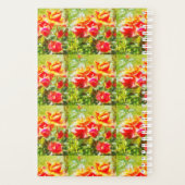 Smプランナーパープルウォーターカラーシャクナゲ プランナー手帳 (裏面)