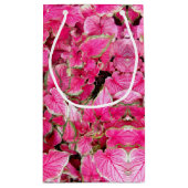 Sm抱き枕ピンク葉色 スモールペーパーバッグ (裏面)