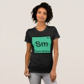 Sm - シンプルマシン 化学元素記号Tシャツ Tシャツ (正面フル)