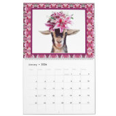 Sm, Med, Lgカレンダー – デジタル絵画*** カレンダー (1月 2026)