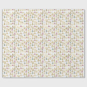 Sm Minimalist Geometric Christmas Tree  ラッピングペーパー (フラット)