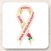 SMAの認識度のリボンのコースター コースター (正面)