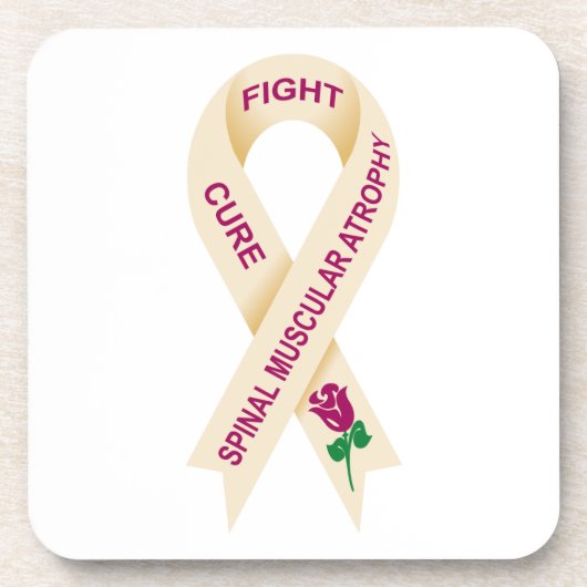 SMAの認識度のリボンのコースター コースター (正面)