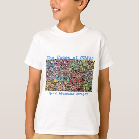 SMAの青い2014顔 Tシャツ (正面)