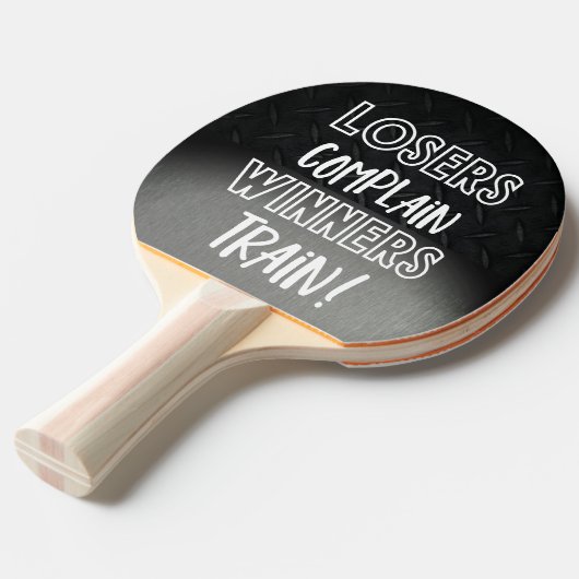 Smackトークの勝おもしろい者が敗者を訓練 卓球ラケット (正面アングル)