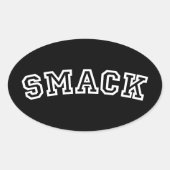 SMACK 楕円形シール (正面)
