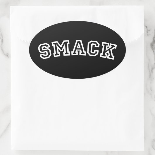 SMACK 楕円形シール (バッグ)