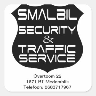 Smalbil Security & Traffic Service スクエアシール