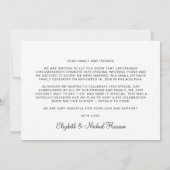 Small結婚のPhoto Elopement結婚の (裏面)