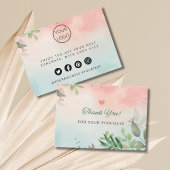 Small パーソナライズされた Business Thank You Notes サンキューカード
