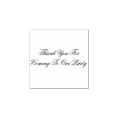 Small：私たちの来パーティースタンプ ラバースタンプ (インプリント)