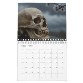 Small 2026 Skull Art Calendar カレンダー (3月 2027)