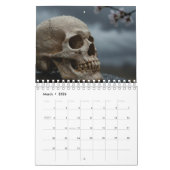 Small 2026 Skull Art Calendar カレンダー (3月 2026)