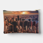 Small accessory pouch with city skyline image アクセサリーポーチ (裏面)