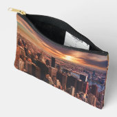 Small accessory pouch with city skyline image アクセサリーポーチ (見開き)