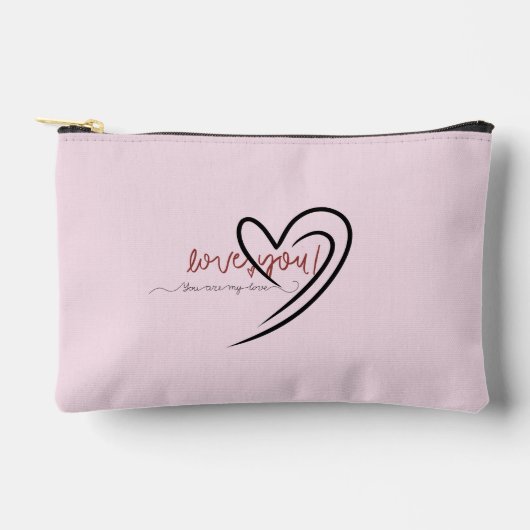 Small Accessory Pouch Zipper Bag  アクセサリーポーチ (正面)