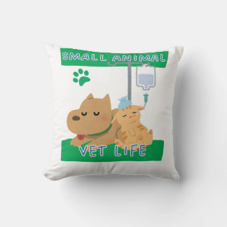 Small Animal Vet Life – Vet Dog and Cat Design クッション