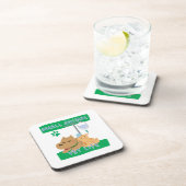 Small Animal Vet Life – Vet Dog and Cat Design コースター (右側)