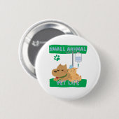 Small Animal Vet Life – Vet Dog and Cat Design 缶バッジ (正面&裏面)