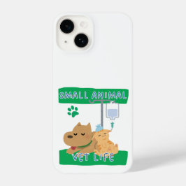 Small Animal Vet Life – Vet Dog and Cat Design iPhone 14ケース