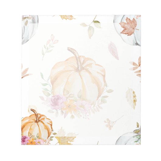 Small Autumn Paper for Notes & Lists ノートパッド (正面)