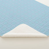 Small blue squares. シェルパブランケット (3/4)