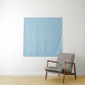 Small blue squares. タペストリー (インサイチュ)