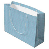 Small blue squares. ラージペーパーバッグ (裏面アングル)