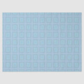 Small blue squares. 薄葉紙 (正面)