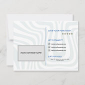 Small Businessありがとう 出欠カード (裏面)