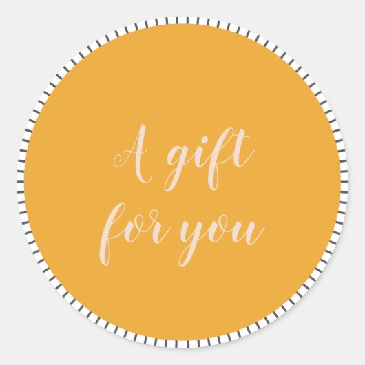 Small Businessかわいらしの顧客ギフトのスクリプト作成 ラウンドシール (正面)