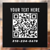 Small Businessマーケティングウィンドウ署名QRコード ウィンドウサイン (シート2)