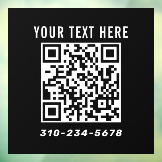 Small Businessマーケティングウィンドウ署名QRコード ウィンドウサイン (シート3)